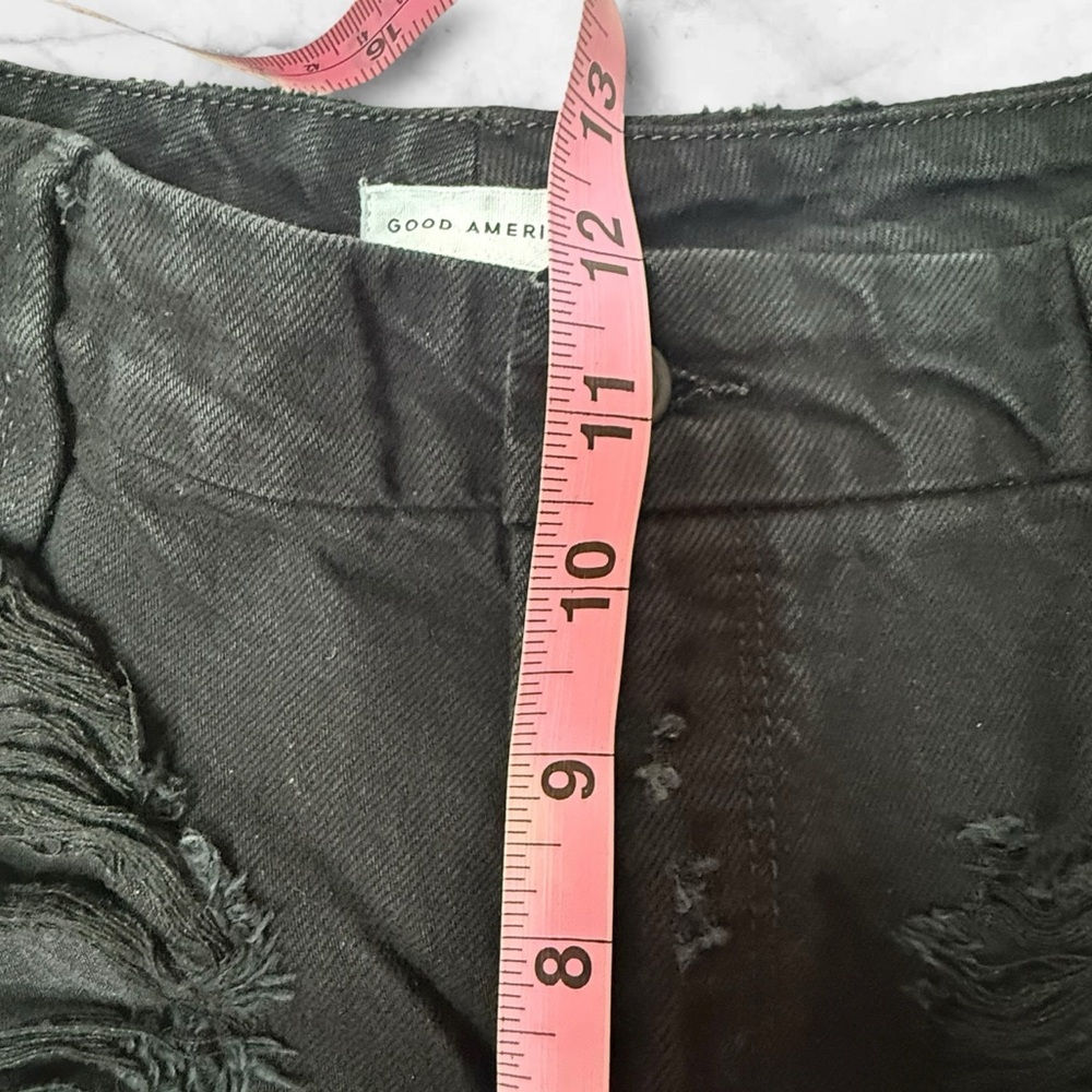 👖 Good American | Good Legs Distressed Jeans | Black |  Size 10/30 - Picture 10 of 12